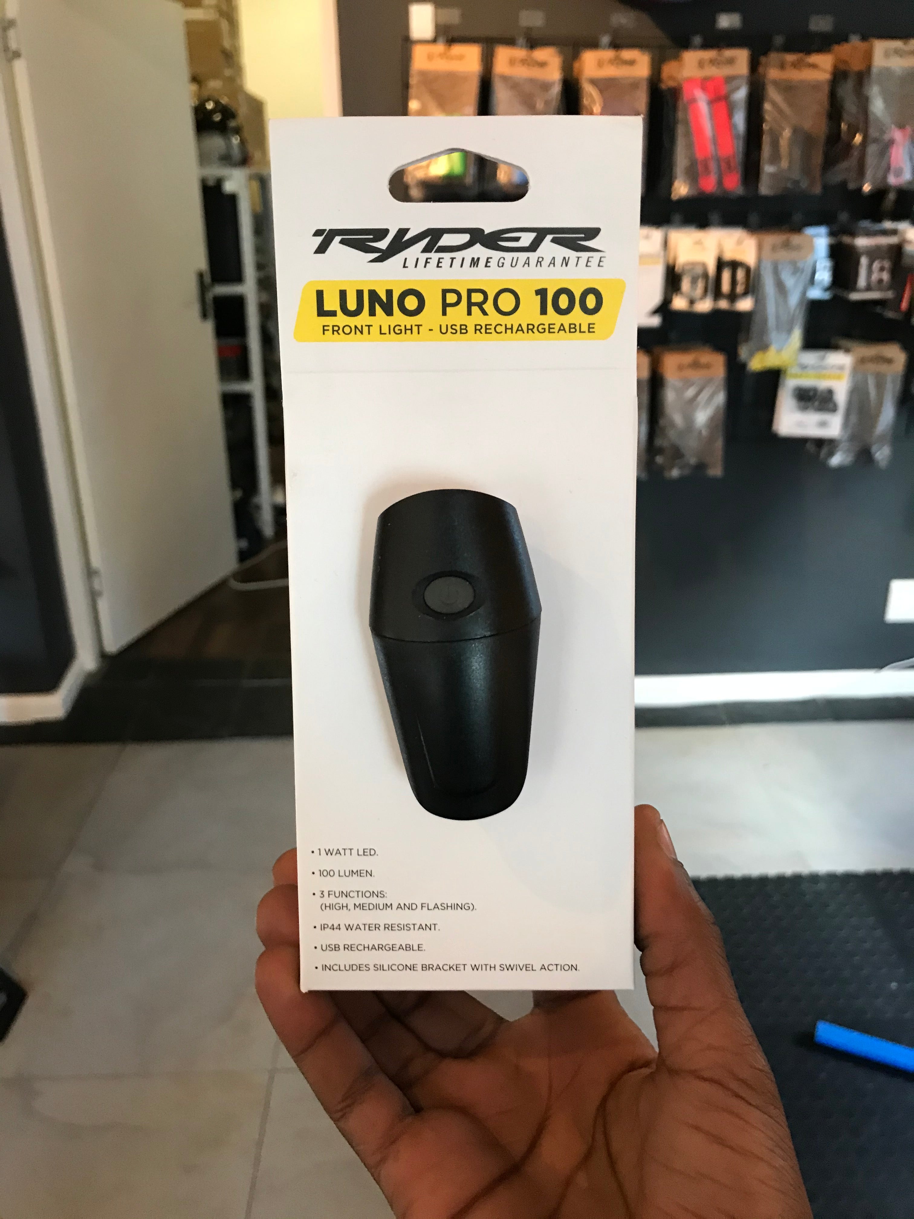 Ryder Luno Pro 100 Front Light